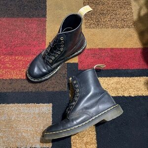 Dr. Martens 1460 8-Eyelet Boots – Black (Vegan Leather) – Women’s 8